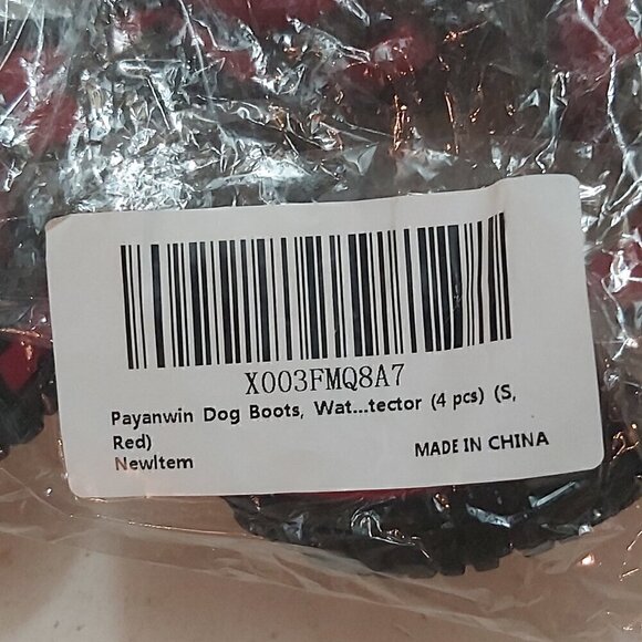 ⭐HOST PICK⭐Payanwin Dog Boots-Waterproof/Non-Slip/Lined Winter Dog Shoes, Size S - Picture 7 of 7